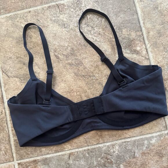 Skims Fits Everybody Unlined Demi Bra Onyx Size 32D - Picture 9 of 11